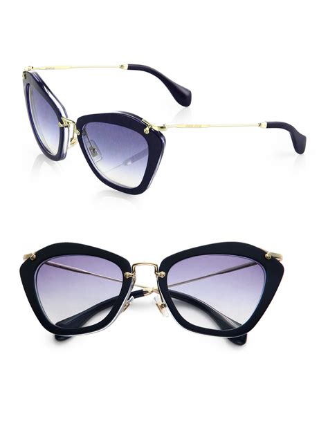 miu miu cateye sunglasses|Women's Miu Miu Cat.